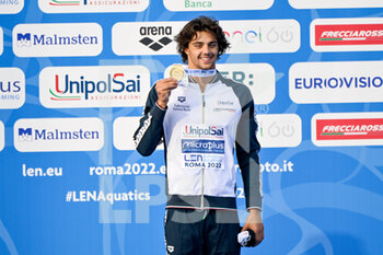 17/08/2022 - Thomas Ceccon (ITA) during European Aquatics Championships Rome 2022 at the Foro Italico on 17 August 2022. - EUROPEAN ACQUATICS CHAMPIONSHIPS - SWIMMING (DAY7) - NUOTO - NUOTO