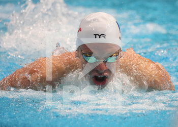 2022-06-20 - Leon Marchand of France, Series Men 200 M Butterfly during the 20 Th FINA World Championships Budapest 2022, Swimming event on June 20, 2022 in Budapest, Hungary - SWIMMING - FINA WORLD CHAMPIONSHIPS BUDAPEST 2022 - SWIMMING - SWIMMING