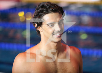2022-06-20 - Thomas Ceccon of Italy Gold medal, Men 100 M Backstroke during the 20 Th FINA World Championships Budapest 2022, Swimming event on June 20, 2022 in Budapest, Hungary - SWIMMING - FINA WORLD CHAMPIONSHIPS BUDAPEST 2022 - SWIMMING - SWIMMING