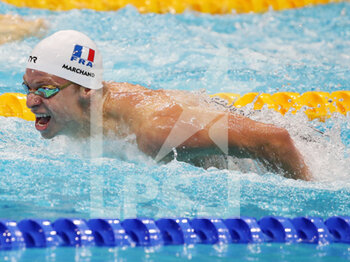 2022-06-21 - Leon Marchand of France Silver medal, Men 200 M Butterfly during the 19th FINA World Championships Budapest 2022, Swimming event on June 21, 2022 in Budapest, Hungary - SWIMMING - FINA WORLD CHAMPIONSHIPS BUDAPEST 2022 - SWIMMING - SWIMMING
