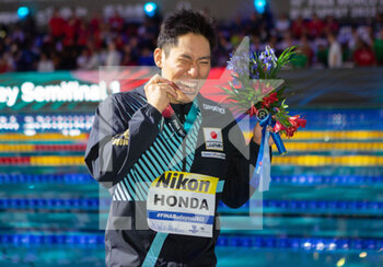 2022-06-21 - Tomoru Honda of Japan Bronze medal, Men 200 M Butterfly during the 19th FINA World Championships Budapest 2022, Swimming event on June 21, 2022 in Budapest, Hungary - SWIMMING - FINA WORLD CHAMPIONSHIPS BUDAPEST 2022 - SWIMMING - SWIMMING
