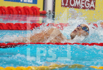 2022-06-22 - Mewen Tomac of France, Semi Final 200 M Backstroke Men during the 19th FINA World Championships Budapest 2022, Swimming event on June 22 2022 in Budapest, Hungary - SWIMMING - FINA WORLD CHAMPIONSHIPS BUDAPEST 2022 - SWIMMING - SWIMMING