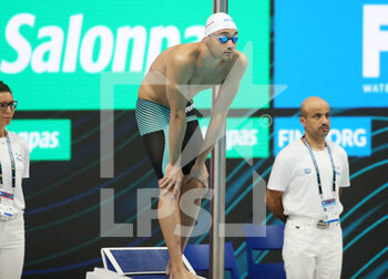 2022-06-23 - Kristof Milak of Hungary, Heat (6) 100 M Butterfly Men during the 19th FINA World Championships Budapest 2022, Swimming event on June 23 2022 in Budapest, Hungary - SWIMMING - FINA WORLD CHAMPIONSHIPS BUDAPEST 2022 - SWIMMING - SWIMMING