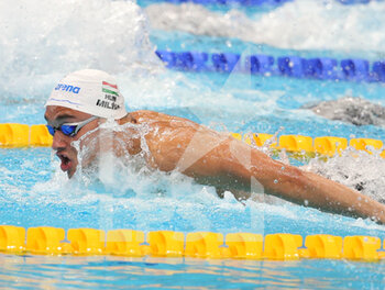 2022-06-23 - Kristof Milak of Hungary, Semi Final 100 M Butterfly Men during the 19th FINA World Championships Budapest 2022, Swimming event on June 23 2022 in Budapest, Hungary - SWIMMING - FINA WORLD CHAMPIONSHIPS BUDAPEST 2022 - SWIMMING - SWIMMING