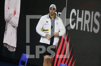2022-06-25 - Apostolos Christou of Greece, Final 50 M Backstroke Men during the 19th FINA World Championships Budapest 2022, Swimming event on June 25 2022 in Budapest, Hungary - SWIMMING - FINA WORLD CHAMPIONSHIPS BUDAPEST 2022 - SWIMMING - SWIMMING