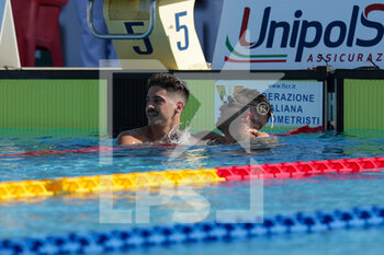 2022-07-19 - Lorenzo Mora 100 mt back men and Christopher Ciccarese 100 mt back men - HERBALIFE ABSOLUTE ITALIAN CHAMPIONSHIP (DAY1) - SWIMMING - SWIMMING