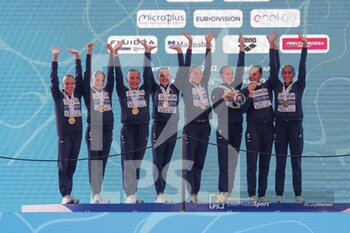 2022-08-11 - Third place Team France - EUROPEAN ACQUATICS CHAMPIONSHIS - ARTISTIC SWIMMING (DAY1) - SYNCRO - SWIMMING