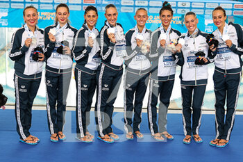 2022-08-11 - Second Place Team Italy - EUROPEAN ACQUATICS CHAMPIONSHIS - ARTISTIC SWIMMING (DAY1) - SYNCRO - SWIMMING