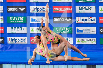 2022-06-04 - Vittori Meucci-Vittoria Peri (Rari Nantes Savona) bronze medal duet free - CAMPIONATO ITALIANO ASSOLUTO ESTIVO - SYNCRO - SWIMMING