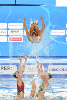 2022-08-11 - Great Britain Team during the LEN European Artistic Swimming Championships finals on 11th August 2022 at the Foro Italico in Rome, Italy. - EUROPEAN ACQUATICS CHAMPIONSHIS - ARTISTIC SWIMMING (DAY1) - SYNCRO - SWIMMING