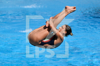 2022-08-16 - Elena Bertocchi (ITA) during European Aquatics Championships Rome 2022 at the Foro Italico on 16 August 2022. - EUROPEAN ACQUATICS CHAMPIONSHIPS - DIVING (DAY2) - DIVING - SWIMMING
