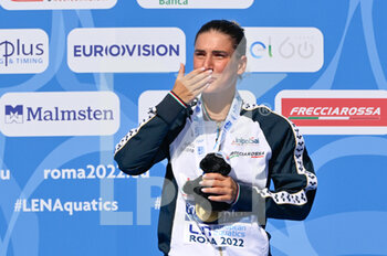 16/08/2022 - Elena Bertocchi (ITA) during European Aquatics Championships Rome 2022 at the Foro Italico on 16 August 2022. - EUROPEAN ACQUATICS CHAMPIONSHIPS - DIVING (DAY2) - TUFFI - NUOTO
