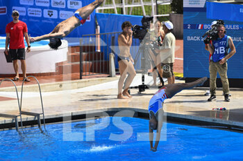 17/08/2022 - BOUYER Jules and GILLET Nais (FRA) during the LEN European Diving Championships finals on 17th August 2022 at the Foro Italico in Rome, Italy. - EUROPEAN ACQUATICS CHAMPIONSHIPS - DIVING (DAY3) - TUFFI - NUOTO