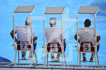 17/08/2022 - Referee during the LEN European Diving Championships finals on 17th August 2022 at the Foro Italico in Rome, Italy. - EUROPEAN ACQUATICS CHAMPIONSHIPS - DIVING (DAY3) - TUFFI - NUOTO