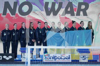 2022-03-20 - The Ukrainian national team of synchronized swimming guests at the Frecciarossa Aquatic Center. - FINAL - SIS ROMA VS PLEBISCITO PADOVA - ITALIAN CUP WOMEN - WATERPOLO