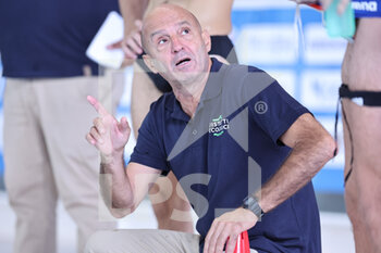 2022-10-09 - head coach Mirarchi (Distretti Ecologici Nuoto Roma) - DISTRETTI ECOLOGICI NUOTO ROMA VS PALLANUOTO TRIESTE - ITALIAN CUP - WATERPOLO