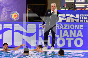2022-02-15 - Alessandro Campagna Coach (Italy)  - MEN'S WORLD LEAGUE 2022 - ITALY VS SLOVAKIA - INTERNATIONALS - WATERPOLO