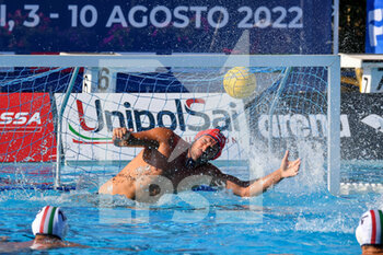 10/08/2022 - Marco Del Lungo - SARDINIA CUP MEN - ITALY VS SERBIA - INTERNAZIONALI - PALLANUOTO