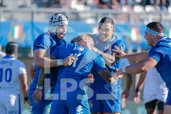 05/11/2022 - Pierre Bruno (Italy) and Montanna Ioane (Italy) - 2022 TEST MATCH - ITALY VS SAMOA - AUTUMN NATIONS SERIES - RUGBY