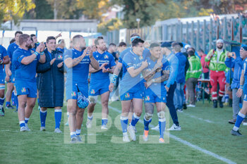 05/11/2022 - Italy happiness after winning the match - 2022 TEST MATCH - ITALY VS SAMOA - AUTUMN NATIONS SERIES - RUGBY