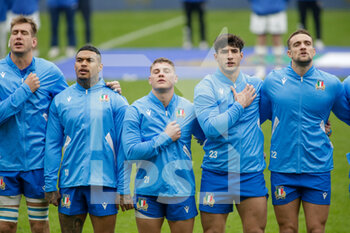 19/11/2022 - Italy’s players during the ANS - Autumn Nations Series Italy, rugby match between Italy and South Africa on 19 November 2022 at Luigi Ferrarsi Stadium in Genova, Italy. Photo Nderim Kaceli - ITALY VS SOUTH AFRICA - AUTUMN NATIONS SERIES - RUGBY
