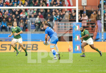 19/11/2022 - Michele Lamaro of Italy during the ANS - Autumn Nations Series Italy, rugby match between Italy and South Africa on 19 November 2022 at Luigi Ferrarsi Stadium in Genova, Italy. Photo Nderim Kaceli - ITALY VS SOUTH AFRICA - AUTUMN NATIONS SERIES - RUGBY