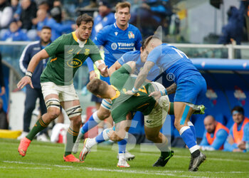 19/11/2022 - Andre Esterhuizen of South Africa during the ANS - Autumn Nations Series Italy, rugby match between Italy and South Africa on 19 November 2022 at Luigi Ferrarsi Stadium in Genova, Italy. Photo Nderim Kaceli - ITALY VS SOUTH AFRICA - AUTUMN NATIONS SERIES - RUGBY