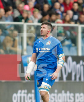 19/11/2022 - Sebastian Negri of Italy during the ANS - Autumn Nations Series Italy, rugby match between Italy and South Africa on 19 November 2022 at Luigi Ferrarsi Stadium in Genova, Italy. Photo Nderim Kaceli - ITALY VS SOUTH AFRICA - AUTUMN NATIONS SERIES - RUGBY