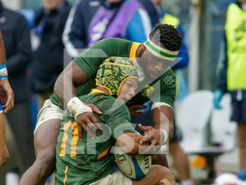 19/11/2022 - Kurt-Lee Arendse of South Africa and Siya Kolisi of South Africa during the ANS - Autumn Nations Series Italy, rugby match between Italy and South Africa on 19 November 2022 at Luigi Ferrarsi Stadium in Genova, Italy. Photo Nderim Kaceli - ITALY VS SOUTH AFRICA - AUTUMN NATIONS SERIES - RUGBY