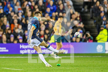 29/10/2022 - Scotland's Blair Kinghorn misses a game winning kick during the 2022 Autumn Nations Series, rugby union test match between Scotland and Australia on October 29, 2022 at BT Murrayfield Stadium in Edinburgh, Scotland - RUGBY - TEST MATCH - SCOTLAND V AUSTRALIA - AUTUMN NATIONS SERIES - RUGBY
