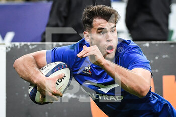 05/11/2022 - Damien PENAUD of France scores his try during the 2022 Autumn Nations Series, rugby union match between France and Australia on November 5, 2022 at Stade de France in Saint-Denis, France - RUGBY - TEST MATCH - FRANCE V AUSTRALIA - AUTUMN NATIONS SERIES - RUGBY