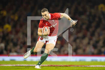 05/11/2022 - George North of Wales during the 2022 Autumn Nations Series, rugby union test match between Wales and New Zealand on November 5, 2022 at Principality Stadium in Cardiff, Wales - RUGBY - TEST MATCH - WALES V NEW ZEALAND - AUTUMN NATIONS SERIES - RUGBY