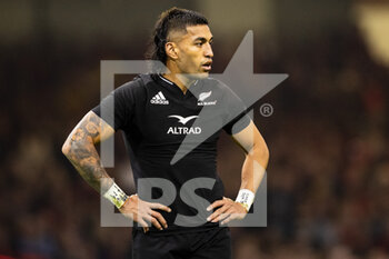 05/11/2022 - Rieko Ioane of New Zealand during the 2022 Autumn Nations Series, rugby union test match between Wales and New Zealand on November 5, 2022 at Principality Stadium in Cardiff, Wales - RUGBY - TEST MATCH - WALES V NEW ZEALAND - AUTUMN NATIONS SERIES - RUGBY