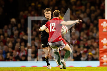 05/11/2022 - Jordie Barrett of New Zealand during the 2022 Autumn Nations Series, rugby union test match between Wales and New Zealand on November 5, 2022 at Principality Stadium in Cardiff, Wales - RUGBY - TEST MATCH - WALES V NEW ZEALAND - AUTUMN NATIONS SERIES - RUGBY