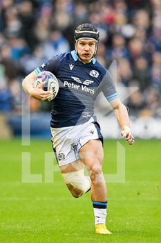 05/11/2022 - Scotland's Darcy Graham during the 2022 Autumn Nations Series, rugby union test match between Scotland and Fiji on November 5, 2022 at BT Murrayfield Stadium in Edinburgh, Scotland - RUGBY - TEST MATCH - SCOTLAND V FIJI - AUTUMN NATIONS SERIES - RUGBY