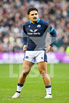 2022-11-05 - Scotland's Sione Tuipulotu during the 2022 Autumn Nations Series, rugby union test match between Scotland and Fiji on November 5, 2022 at BT Murrayfield Stadium in Edinburgh, Scotland - RUGBY - TEST MATCH - SCOTLAND V FIJI - AUTUMN NATIONS SERIES - RUGBY