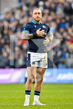 05/11/2022 - Scotland's Stuart Hogg during the 2022 Autumn Nations Series, rugby union test match between Scotland and Fiji on November 5, 2022 at BT Murrayfield Stadium in Edinburgh, Scotland - RUGBY - TEST MATCH - SCOTLAND V FIJI - AUTUMN NATIONS SERIES - RUGBY