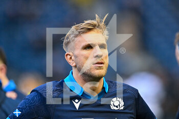 05/11/2022 - Scotland's Chris Harris after the final whistle of the 2022 Autumn Nations Series, rugby union test match between Scotland and Fiji on November 5, 2022 at BT Murrayfield Stadium in Edinburgh, Scotland - RUGBY - TEST MATCH - SCOTLAND V FIJI - AUTUMN NATIONS SERIES - RUGBY