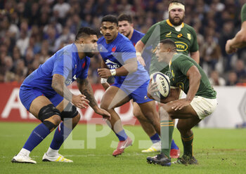 12/11/2022 - Romain Taofifenua of France, Damian Willemse of South Africa during the 2022 Autumn Nations Series, rugby union test match between France and South Africa (Springboks) on November 12, 2022 at Velodrome stadium in Marseille, France - RUGBY - TEST MATCH - FRANCE V SOUTH AFRICA - AUTUMN NATIONS SERIES - RUGBY