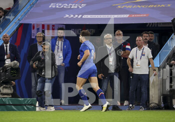 12/11/2022 - Antoine Dupont of France leaves the pitch after receiving a red card during the 2022 Autumn Nations Series, rugby union test match between France and South Africa (Springboks) on November 12, 2022 at Velodrome stadium in Marseille, France - RUGBY - TEST MATCH - FRANCE V SOUTH AFRICA - AUTUMN NATIONS SERIES - RUGBY