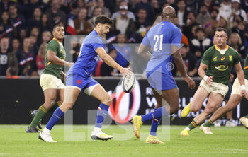 12/11/2022 - Romain Ntamack of France during the 2022 Autumn Nations Series, rugby union test match between France and South Africa (Springboks) on November 12, 2022 at Velodrome stadium in Marseille, France - RUGBY - TEST MATCH - FRANCE V SOUTH AFRICA - AUTUMN NATIONS SERIES - RUGBY