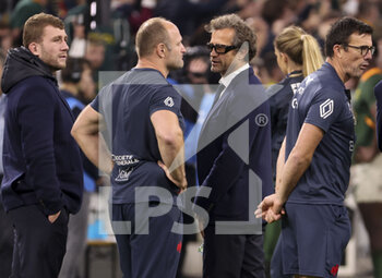 12/11/2022 - Assistant coach of France William Servat, head coach of France Fabien Galthie following the 2022 Autumn Nations Series, rugby union test match between France and South Africa (Springboks) on November 12, 2022 at Velodrome stadium in Marseille, France - RUGBY - TEST MATCH - FRANCE V SOUTH AFRICA - AUTUMN NATIONS SERIES - RUGBY