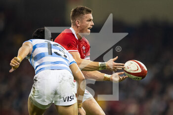 12/11/2022 - Gareth Anscombe of Wales during the 2022 Autumn Nations Series, rugby union test match between Wales and Argentina on November 12, 2022 at Millenium Stadium in Cardiff, Wales - RUGBY - TEST MATCH - WALES V ARGENTINA - AUTUMN NATIONS SERIES - RUGBY