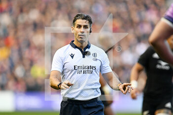 13/11/2022 - Referee Frank Murphy (IRL) during the 2022 Autumn Nations Series, rugby union test match between Scotland and New Zealand on November 13, 2022 at the BT Murrayfield Stadium in Edinburgh, Scotland - RUGBY - TEST MATCH - SCOTLAND V NEW ZEALAND - AUTUMN NATIONS SERIES - RUGBY