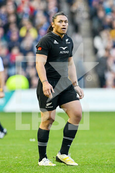 13/11/2022 - New Zealand’s Caleb Clarke during the 2022 Autumn Nations Series, rugby union test match between Scotland and New Zealand on November 13, 2022 at the BT Murrayfield Stadium in Edinburgh, Scotland - RUGBY - TEST MATCH - SCOTLAND V NEW ZEALAND - AUTUMN NATIONS SERIES - RUGBY