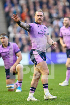 13/11/2022 - Scotland's Stuart Hogg during the 2022 Autumn Nations Series, rugby union test match between Scotland and New Zealand on November 13, 2022 at the BT Murrayfield Stadium in Edinburgh, Scotland - RUGBY - TEST MATCH - SCOTLAND V NEW ZEALAND - AUTUMN NATIONS SERIES - RUGBY