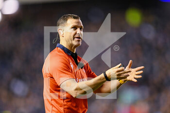 19/11/2022 - Referee Karl Dickson during the 2022 Autumn Nations Series, rugby union test match between Scotland and Argentina on November 19, 2022 at BT Murrayfield Stadium in Edinburgh, Scotland - RUGBY - TEST MATCH - SCOTLAND V ARGENTINA - AUTUMN NATIONS SERIES - RUGBY