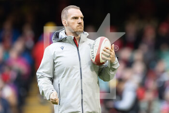 19/11/2022 - Defence Coach Gethin Jenkins of Wales during the 2022 Autumn Nations Series, rugby union test match between Wales and Georgia on November 19, 2022 at Millenium Stadium in Cardiff, Wales - RUGBY - TEST MATCH - WALES V GEORGIA - AUTUMN NATIONS SERIES - RUGBY