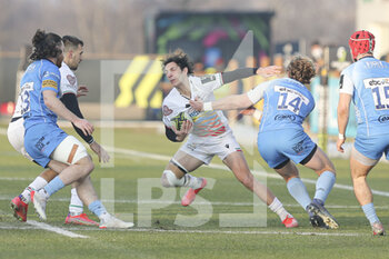 2022-01-22 - Giovanni D’Onofrio (Zebre) in action - ZEBRE RUGBY CLUB VS WORCESTER WARRIORS - CHALLENGE CUP - RUGBY
