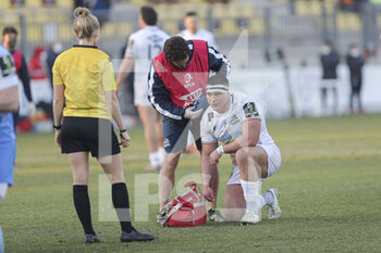 2022-01-22 - Danilo Fischetti (Zebre) takes a breath  - ZEBRE RUGBY CLUB VS WORCESTER WARRIORS - CHALLENGE CUP - RUGBY